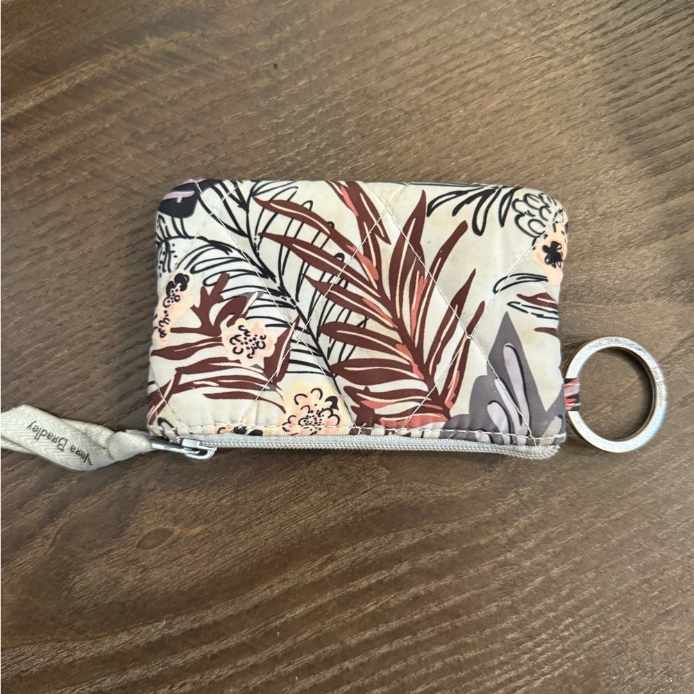 Vera Bradley Botanical Beige and Brown wallet